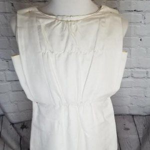 Zara White Cotton Dress